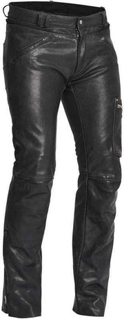 Halvarssons leren motorbroek Rider zwart 62