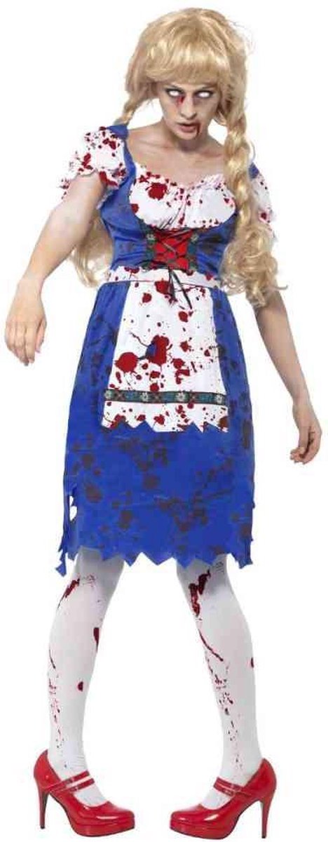 Zombie Kostuum | Zombie Oktoberfest Halloween Kostuum Vrouw | Medium | Bierfeest | Verkleedkleding