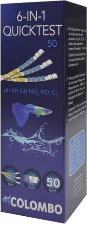 Colombo Quicktest 6 in 1 Teststrips - Watertester