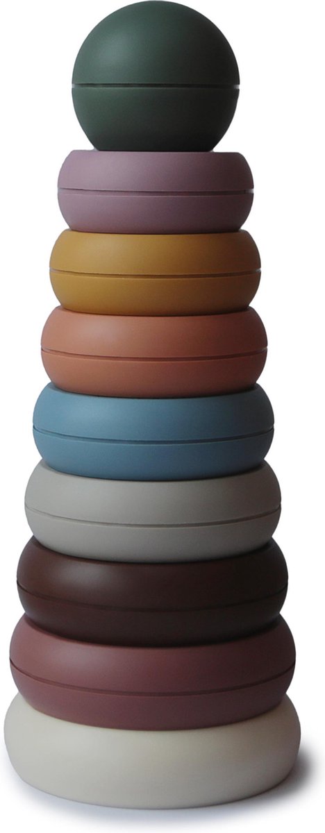 Mushie Stacking Tower Rustic