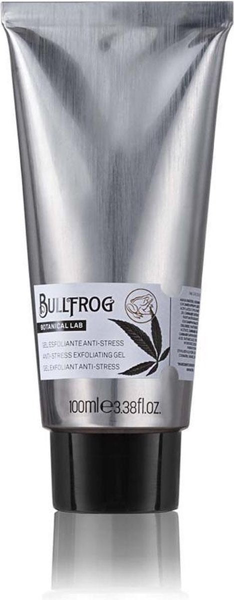 Bullfrog botanical Anti-stress Exfoliating Gel - Diepe Exfoliërende Gezichtsreiniging voor Mannen - 100ML