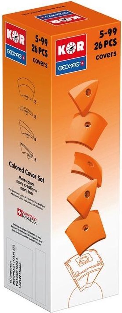 Geomag KOR 2.0 Pantone 151 Orange 26 delig