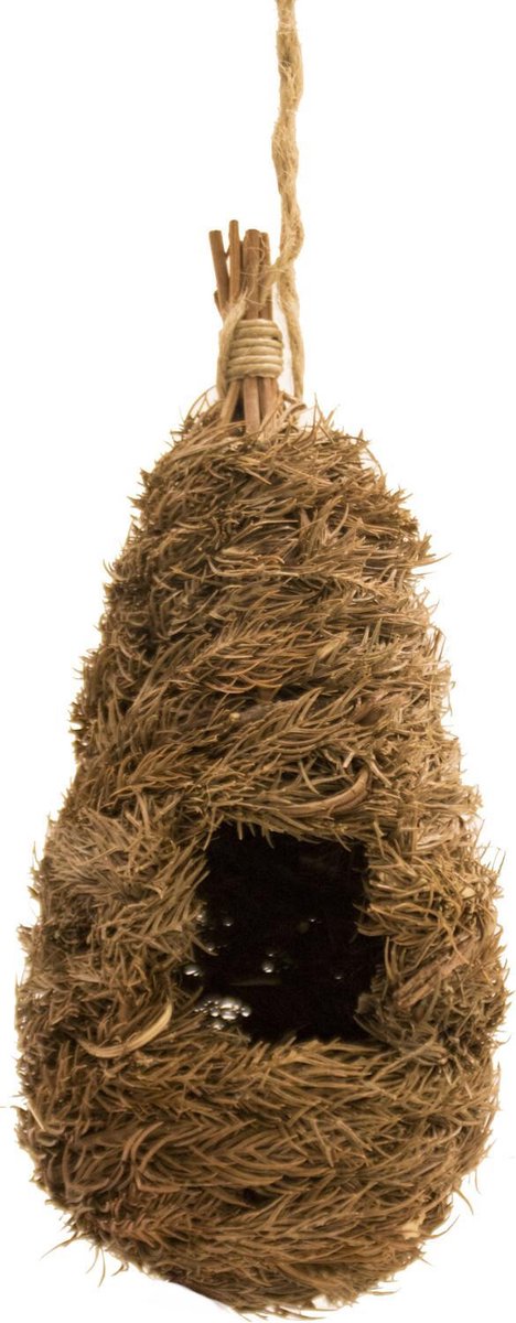 Nestbuidel natuurlijke materialen - set van 3 stuks