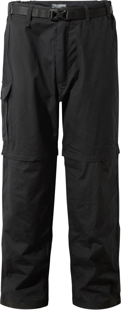 Craghoppers Afritsbroek Kiwi Smart Dry Black Heren Zwart Maat 46/l