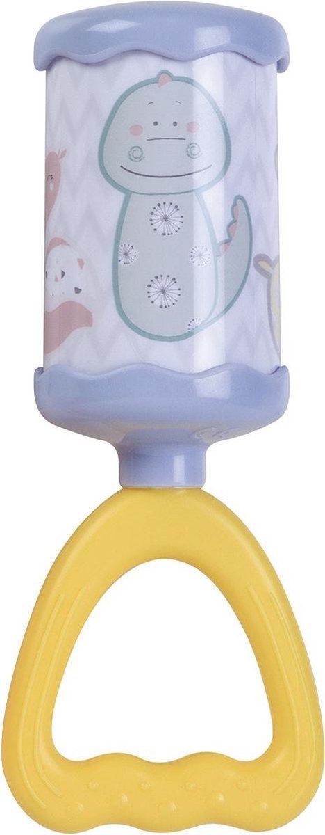 Saro Rammelaar Muzikaal Klokgeluid 15 Cm Geel/lila