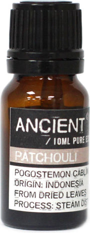 Patchouli - 10 ml - Etherische olie - puur natuur - EU gecertificeerd - Stress - Insectenwerend - Nare Luchtjes