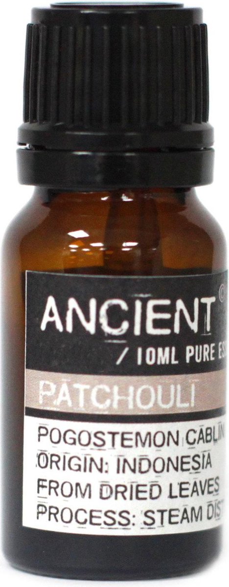 Patchouli - 10 ml - Etherische olie - puur natuur - EU gecertificeerd - Stress - Insectenwerend - Nare Luchtjes