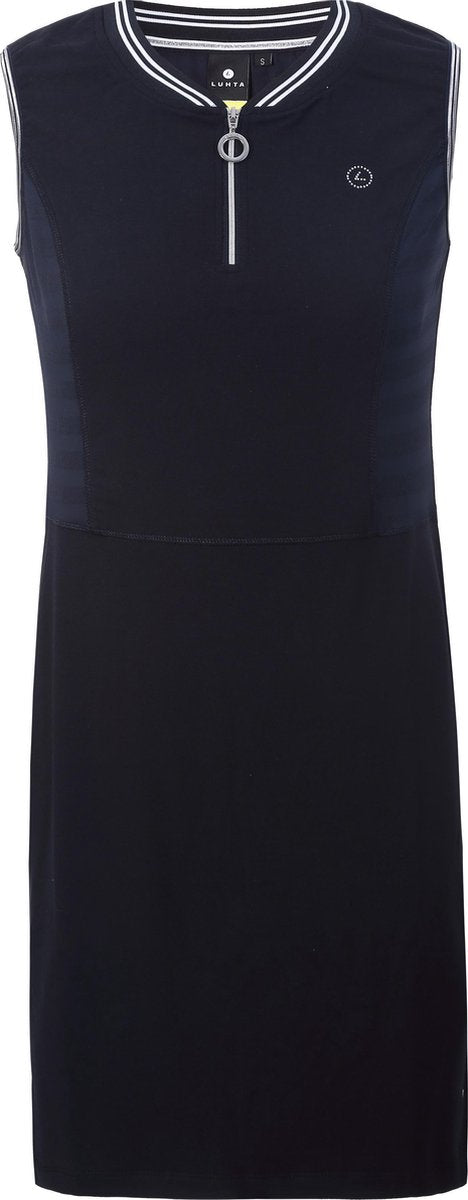 Luhta Ahmas dames jurk casual blauw