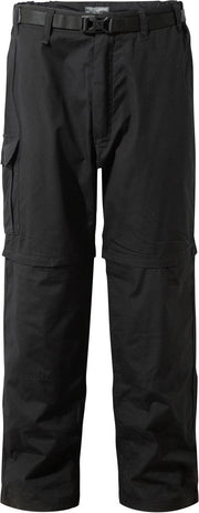 Craghoppers Afritsbroek Kiwi Zip-off Black Heren Zwart Maat 44/m