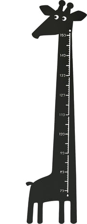 Roommate Groeimeter Giraffe Zwart Metaal Junior 115 X 28 Cm