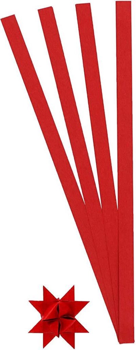 Vlechtstroken 45 Cm Rood 100 Stuks