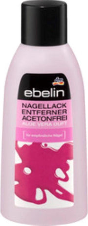 EBELIN NAGELLACK ENTFERNER ACETONFREI ALOE VERA DUFT FUR EMPLINDLICHE NAGEL 125 ML