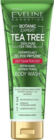 Eveline Cosmetics Botanic Expert Tea Tree Refreshing Body Wash Gel 250ml.