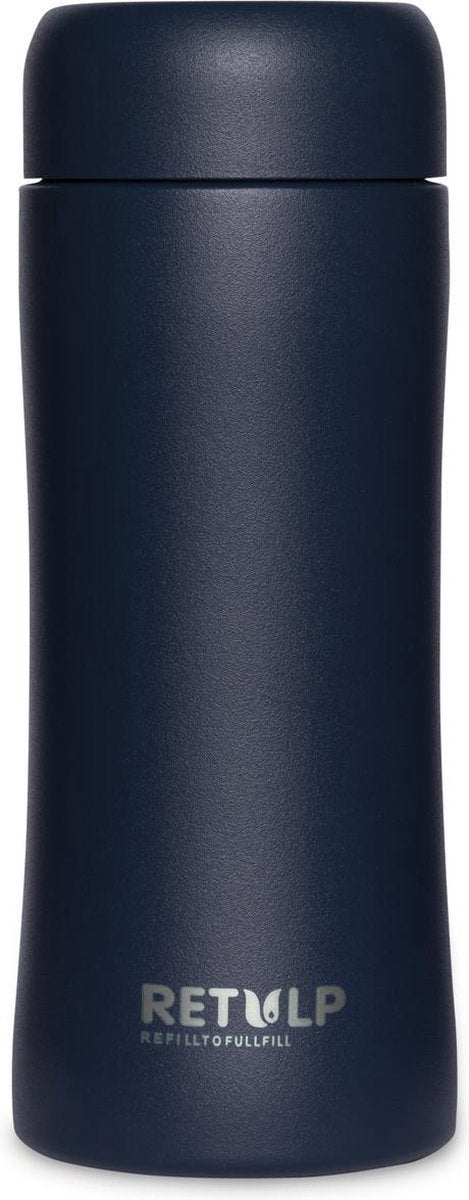 Retulp Tumbler - Thermosfles - 300ML - Deep Ocean Blue - Thermosbeker Donkerblauw