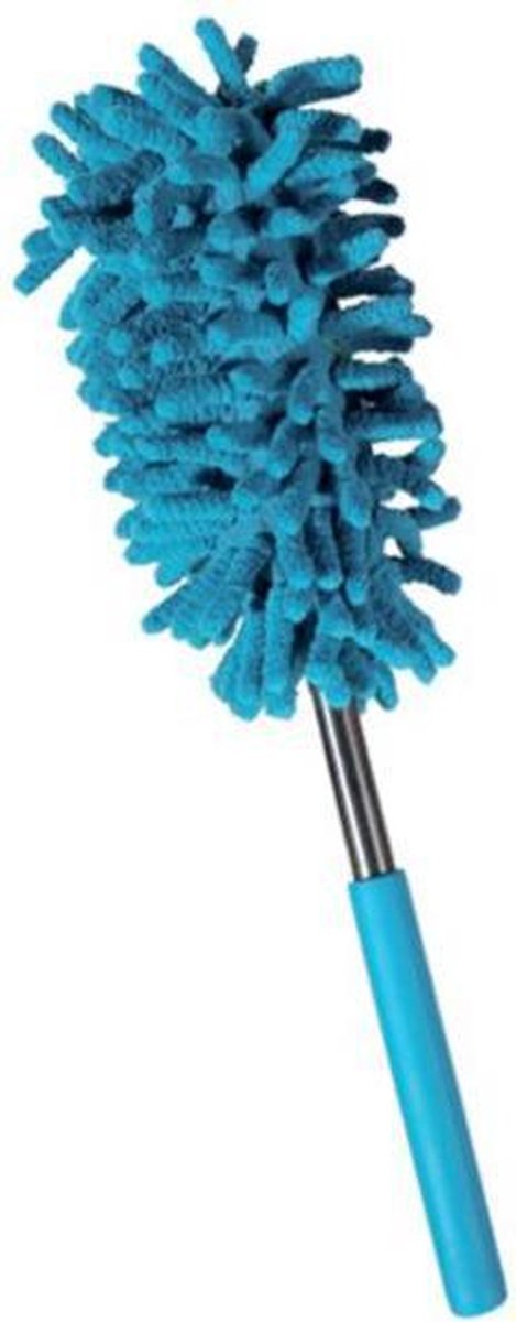 ProClean - Plumeau / Ragebol met Telescoop Steel - Uitschuifbaar - Afneembaar om Makkelijk Schoon te Maken - Microvezel Doek - Stof Doek - Schoonmaakdoek - Schoon maken - Huishouden