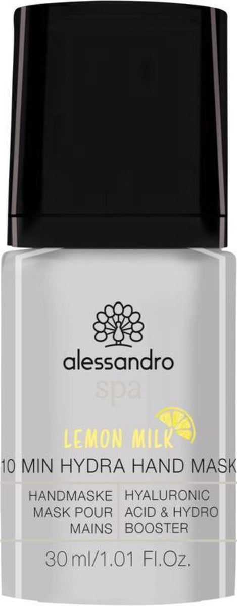 Alessandro Spa 10 Min Hydra Hand Mask Lemon Milk 30 ml