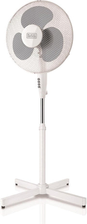 BLACK+DECKER Vloerventilator BXEFP40E - Oscillerend - 3 Windsnelheden - Wit