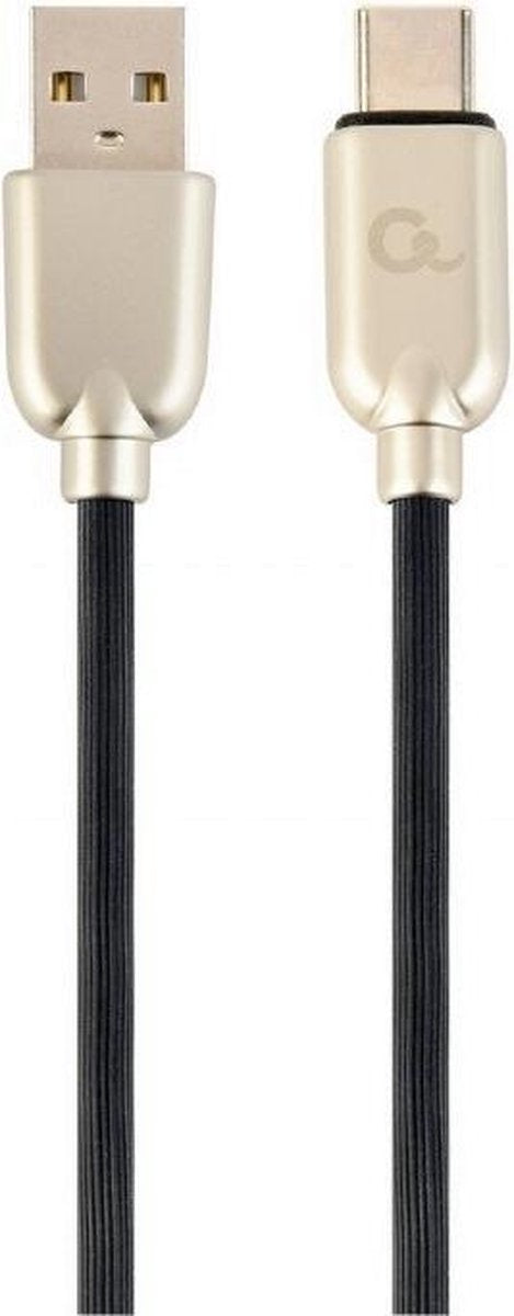 Premium USB Type-C laad- & datakabel 'rubber'