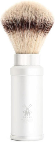 Muhle reisscheerkwast synthetisch haar zilver