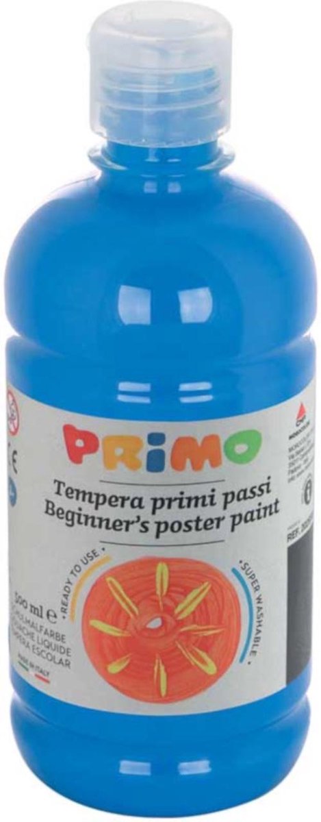 Primo Plakkaatverf Tempera 500 Ml Blauw