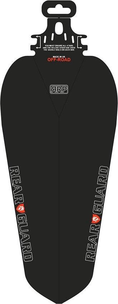 Rapidracerproducts Spatbord Rearguard Off Road 20 Cm Zwart