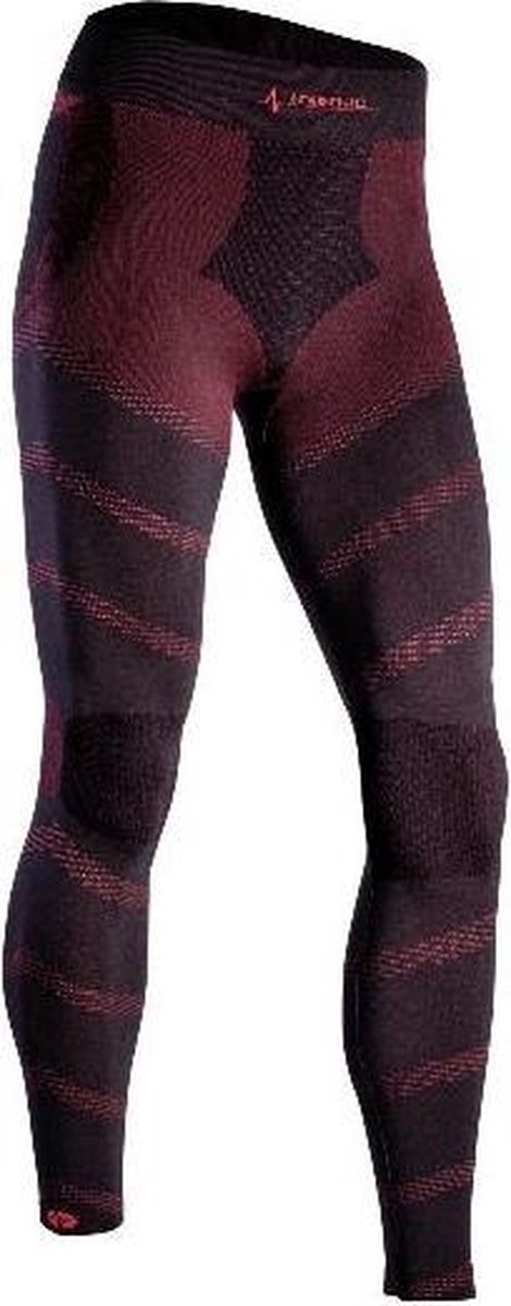 Iron-ic Thermolegging Performance Dames Zwart/rood Maat M/l