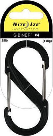 Nite Ize S-Biner #4 plastic zwart