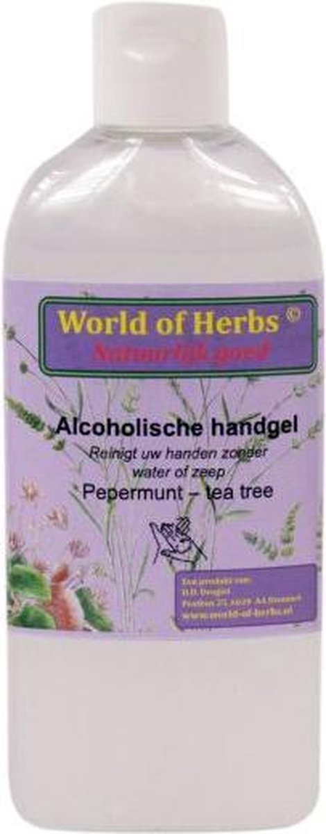 Dierendrogist Desinfecterende Handgel Pepermunt / Tea Tree 250 ML
