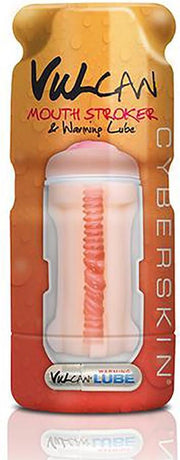 Topco Vulcan masturbator Vulcan Mouth Stroker w/ Warming Lube - Cream