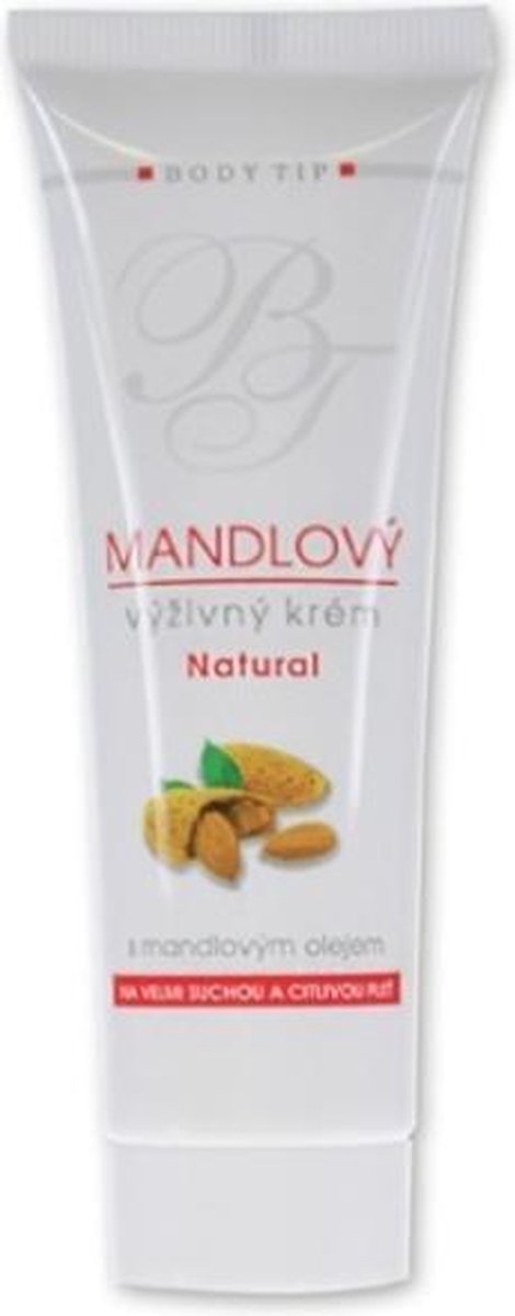 BODY TIP Natural Voedende Gezichtscrème met Amandelolie voor zeer droge en gevoelige huid - 50ml