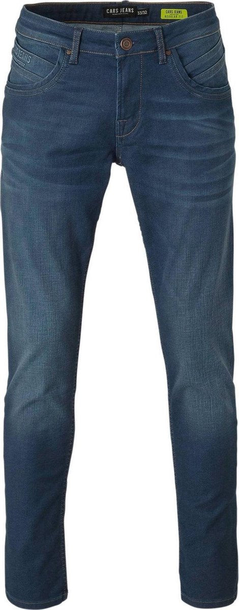Cars Jeans - Heren Jeans - Stretch - Regular Fit - Lengte 36 - Henlow - Pale Blue