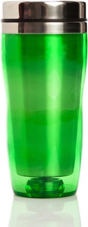 Biggmug vacuüm verzegelde reisbeker | 450 ml | BPA-vrije plastic huid | Vacuümdeksel | Koffiethee