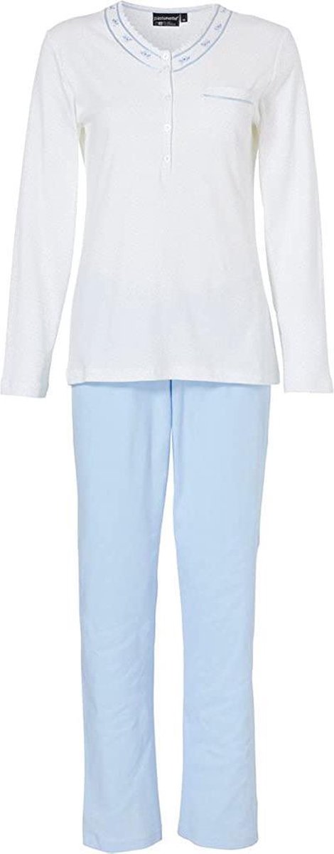 Pyjama met lange mouw Pastunette-Wit-38