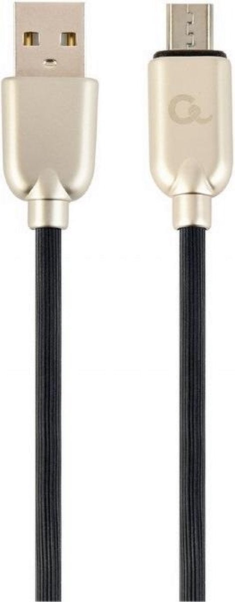 Premium micro-USB laad- & datakabel 'rubber'