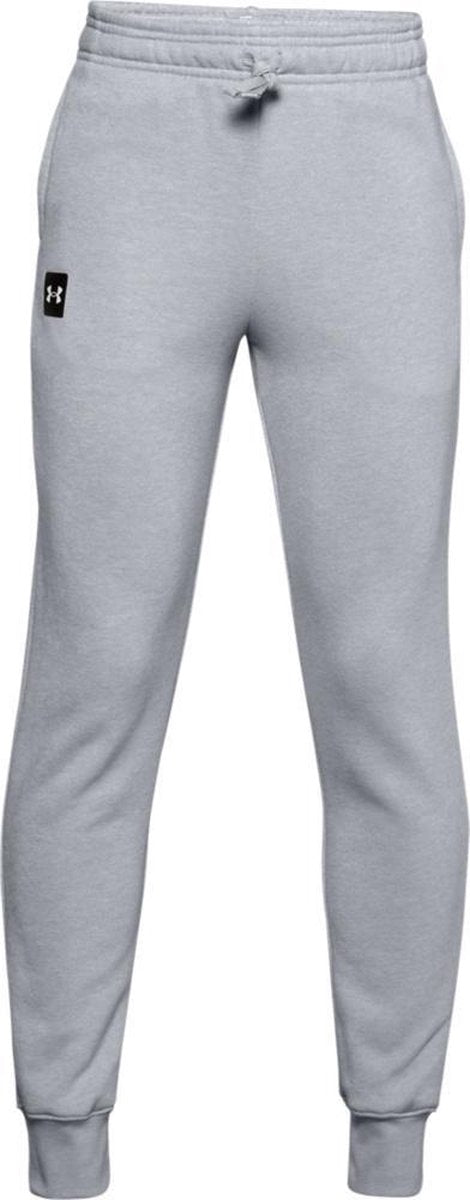 UA RIVAL FLEECE JOGGERS-Mod Grey Light Heather maat: 134    kinderen > sport fitness > broeken