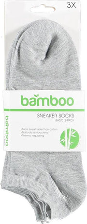 Apollo 6-Pack Bamboe Sneakersokken 121473 unisex - grijs - maat 43-46