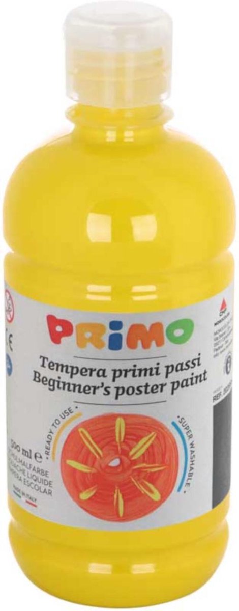 Primo Plakkaatverf Tempera 500 Ml Citroengeel