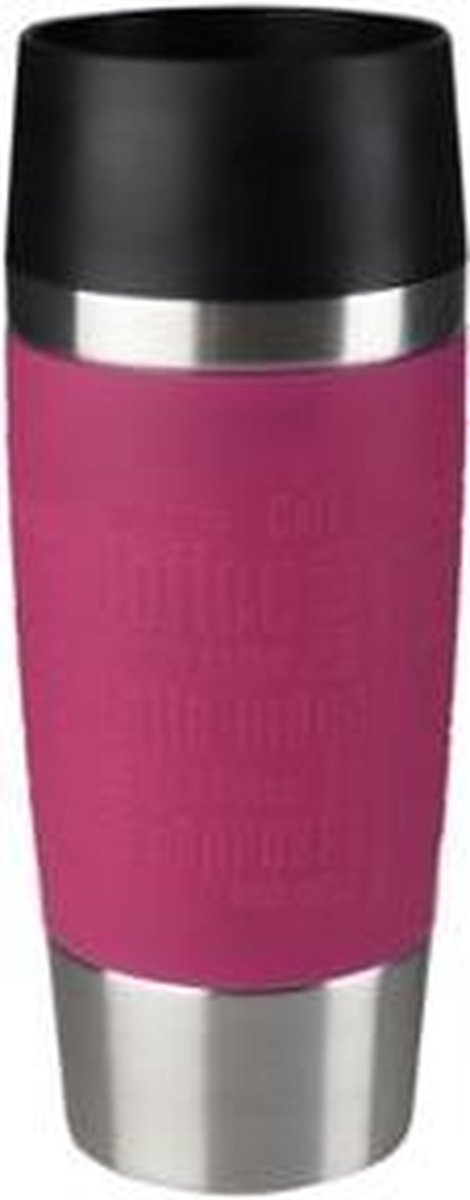 Tefal Travel Mug Thermobeker  - 360 ml - RVS/Raspberry