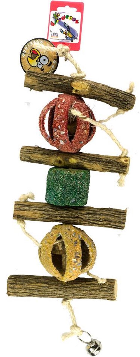 Birrdeeez Coral Ball Sekelbos Puzzle Bird Toy