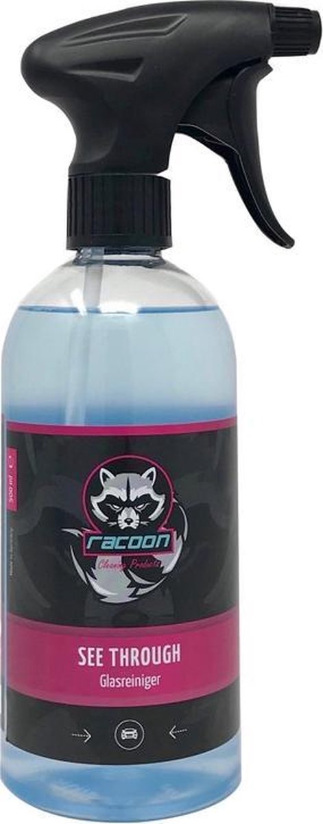 Racoon Glasreiniger See Through 500 Ml Zwart/roze