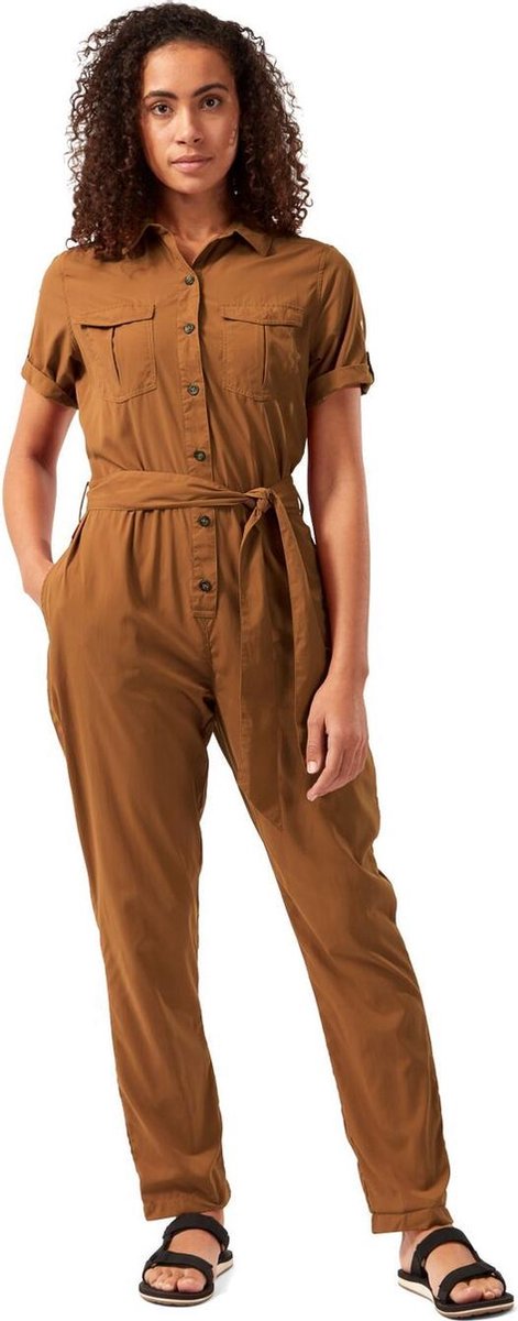Craghoppers - UV Jumpsuit voor dames - NosiLife Rania - Donkergroen - maat L (42)