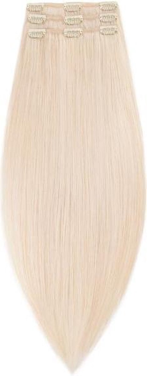 Clip In Extensions licht blond  VOLUMESET 45cm  60gram 100%human hairextensions