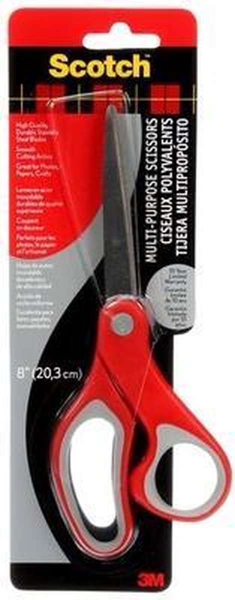 Scotch 1428 buro- & knutselschaar Rechte knip Grijs