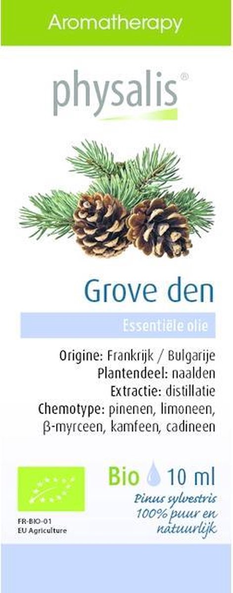Physalis Aromatherapy Essentiële Oliën Grove Den Olie 10ml