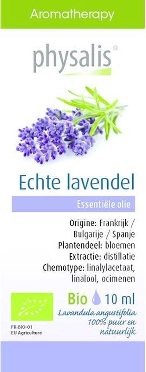 Lavendel Physalis Etherische OlieBio Etherische Olie 30ml - Diffuser