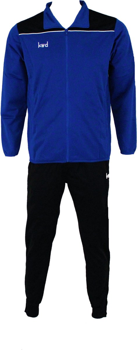 KWD Trainingspak Pantera - Kobaltblauw/zwart/wit - Maat XL