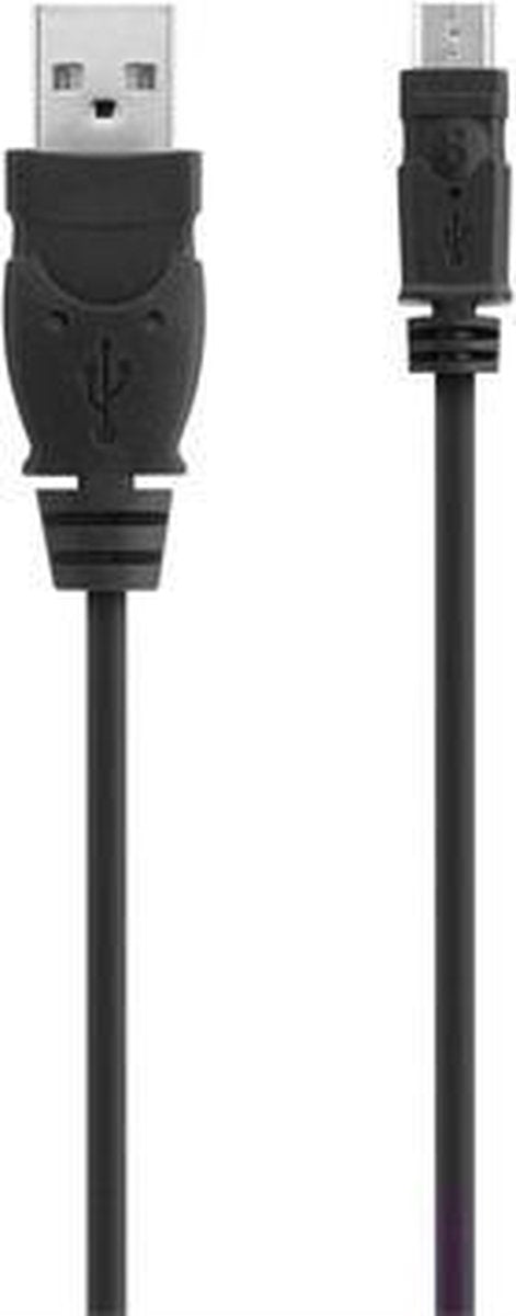 Belkin - USB-kabel - micro-USB type B (M) naar USB (M) - USB 2.0 - 90 cm - gevormd