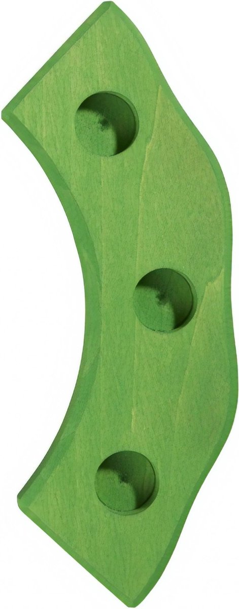 Glückskäfer Verjaardagsring Hout 17 Cm Gebogen Groen