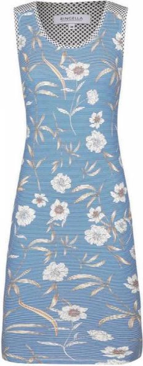 Ringella - Bloomy - Nachtkleed - 0211023 – Blue - 44
