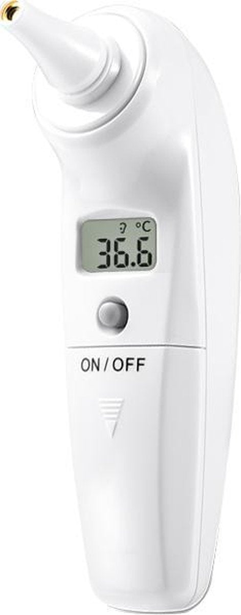 Digitale Oorthermometer Temperatuurmeter - koortsthermometer voor volwassenen en baby's - Digitale thermometer lichaam - Instant meting in 1 seconde - Makkelijk te lezen in het donker